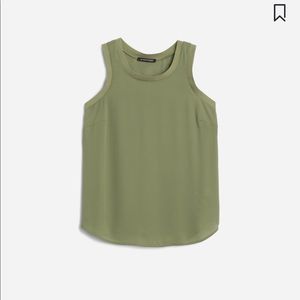 41 Hawthorn -Minnie Rib Detail Blouse- Olive -L